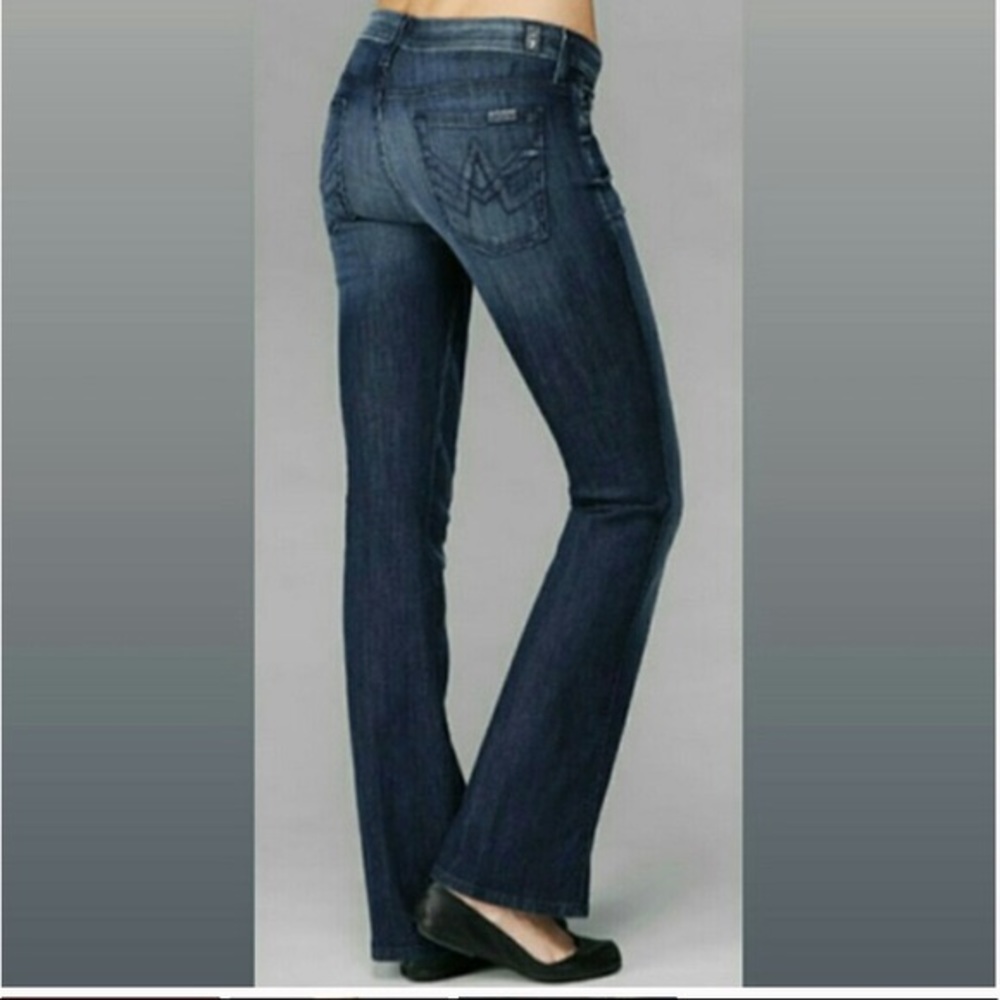 7 For ALL Mankind A Pocket Women's Blue Jeans